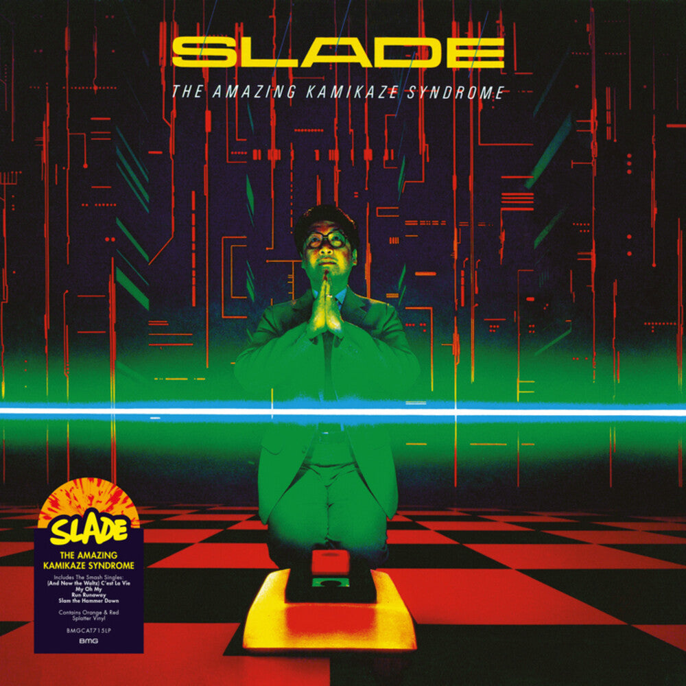 the album cover for Slade - Amazing Kamikaze Syndrome [Clear Vinyl] (Org) (Red)