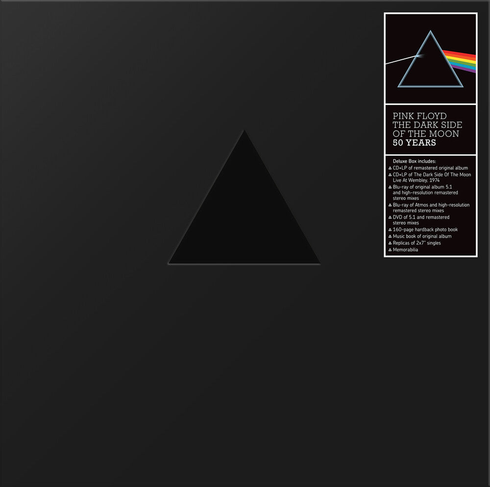 the album cover for Pink Floyd - The Dark Side Of The Moon: 50th Anniversary [Box Set]