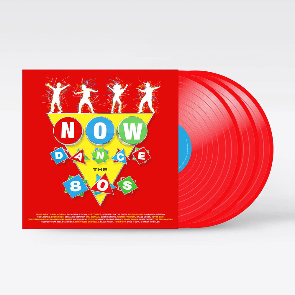 the album cover for Now Dance The 80s / Various - Now Dance The 80s / Various [Colored Vinyl] (Red) (Uk)