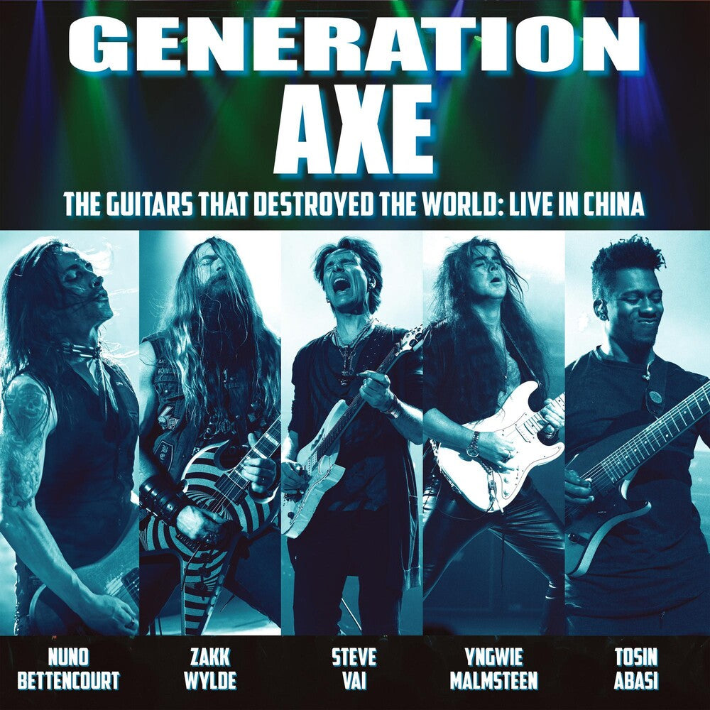 the album cover for Various Artists - Generation Axe: Guitars That Destroyed That World [LP]