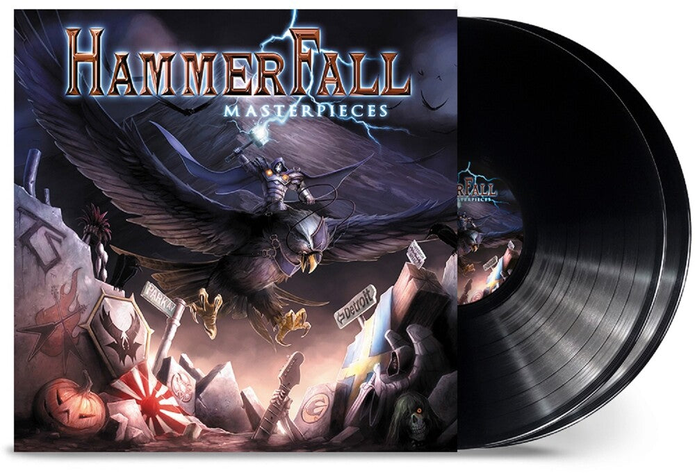 the album cover for Hammerfall - Masterpieces