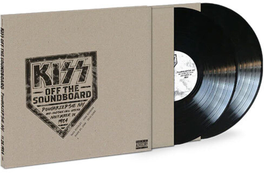 the album cover for KISS - KISS Off The Soundboard: Live In Poughkeepsie, NY 1984 [2LP]