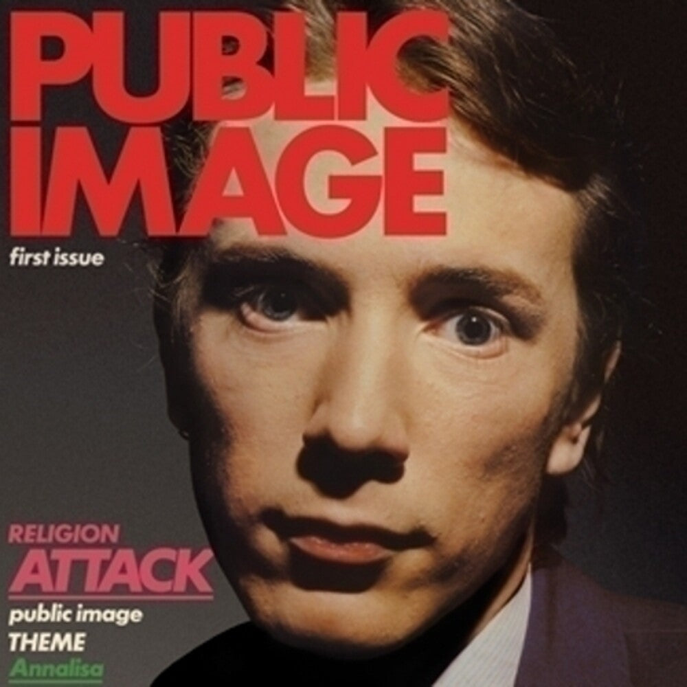 the album cover for Public Image Ltd. - First Issue - Clear Red [Clear Vinyl] (Gate) (Post) (Red)