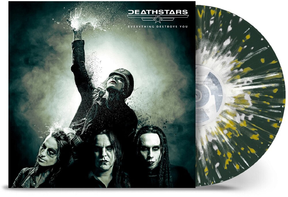the album cover for Deathstars - Everything Destroys You - Splatter