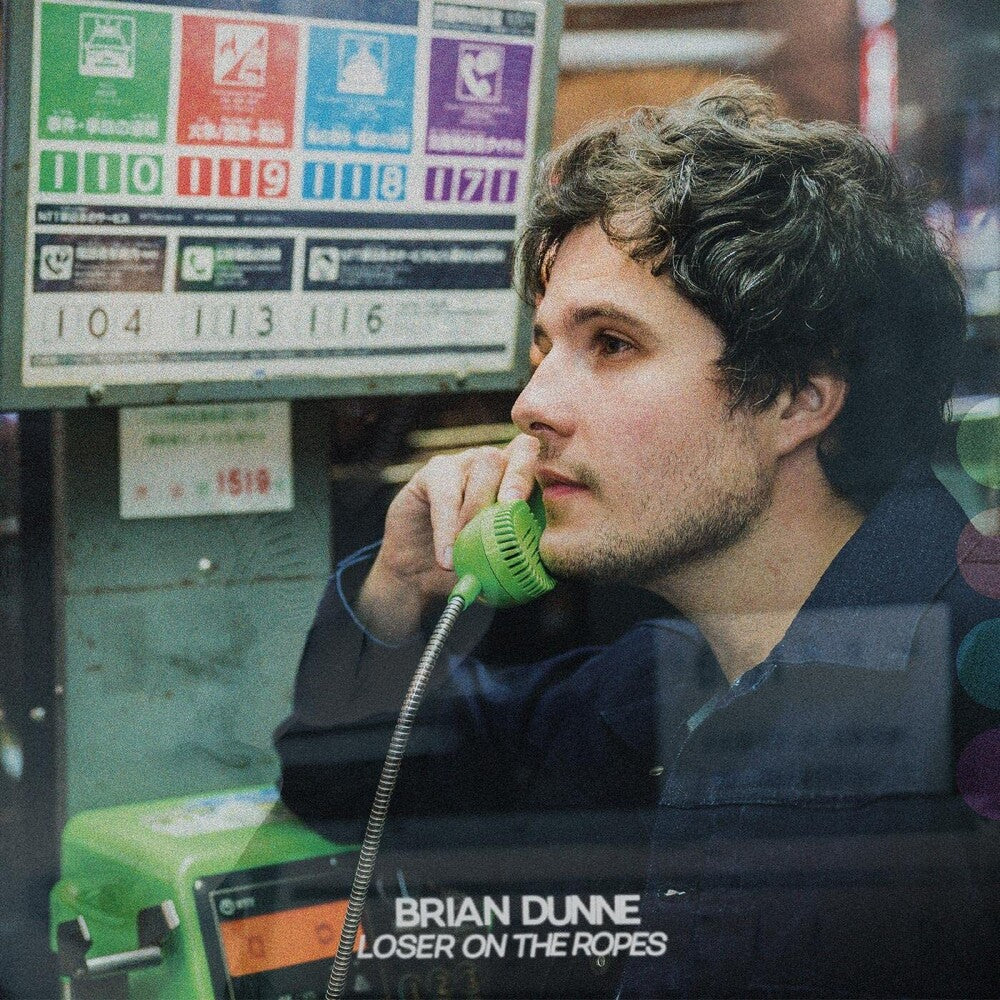 the album cover for Brian Dunne - Loser On The Ropes