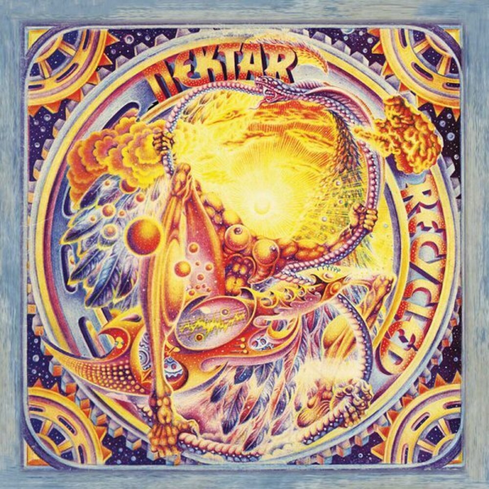 the album cover for Nektar - Recycled - Splatter [Colored Vinyl] [Remastered] [Reissue] (Spla)
