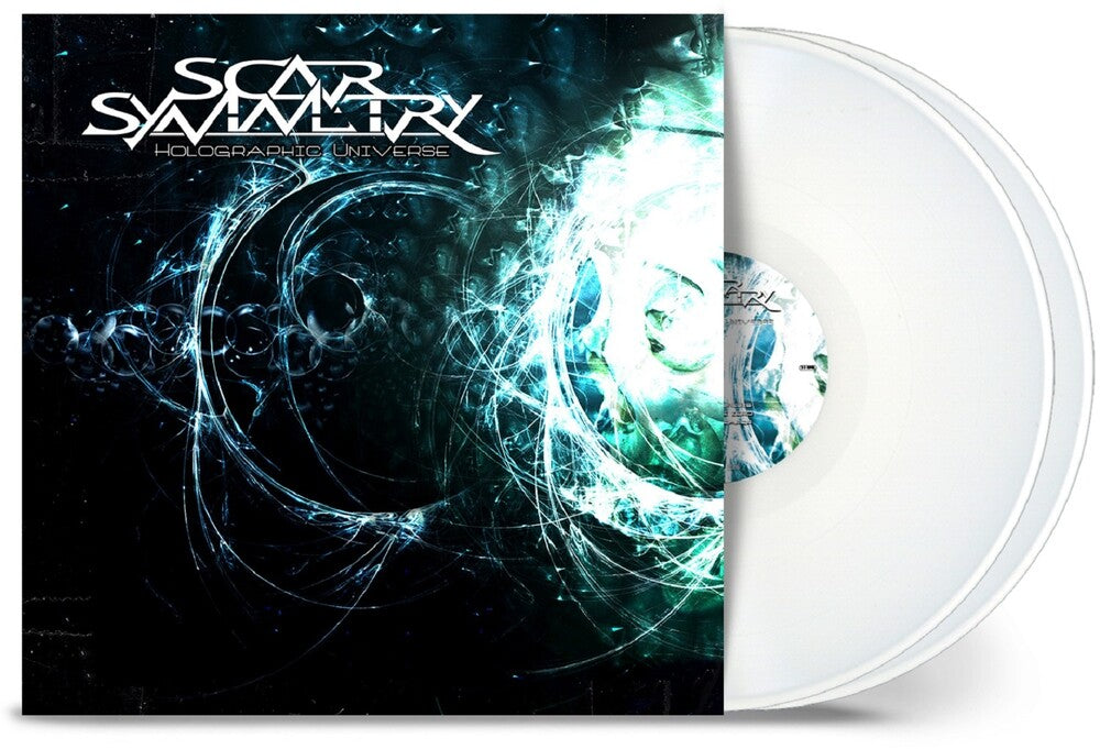 the album cover for Scar Symmetry - Holographic Universe - White [Colored Vinyl] (Gate) (Wht)