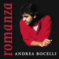the album cover for Andrea Bocelli - Romanza [Clear Vinyl] (Red)