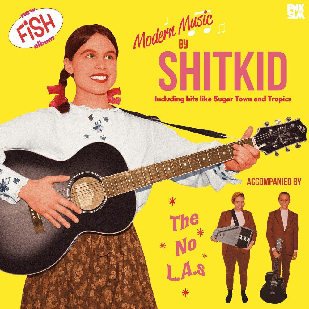 the album cover for ShitKid - Fish [Colored Vinyl] [Deluxe] (Ylw) [Indie Exclusive]