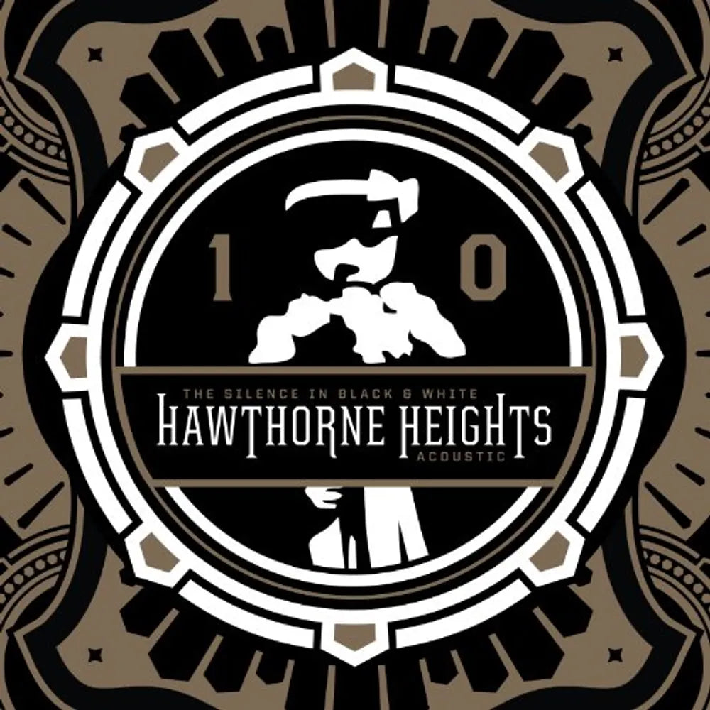 the album cover for Hawthorne Heights - The Silence In Black And White [Vinyl]
