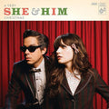 the album cover for She & Him - A Very She & Him Christmas: 10th Anniversary Deluxe Edition [LP+7in]