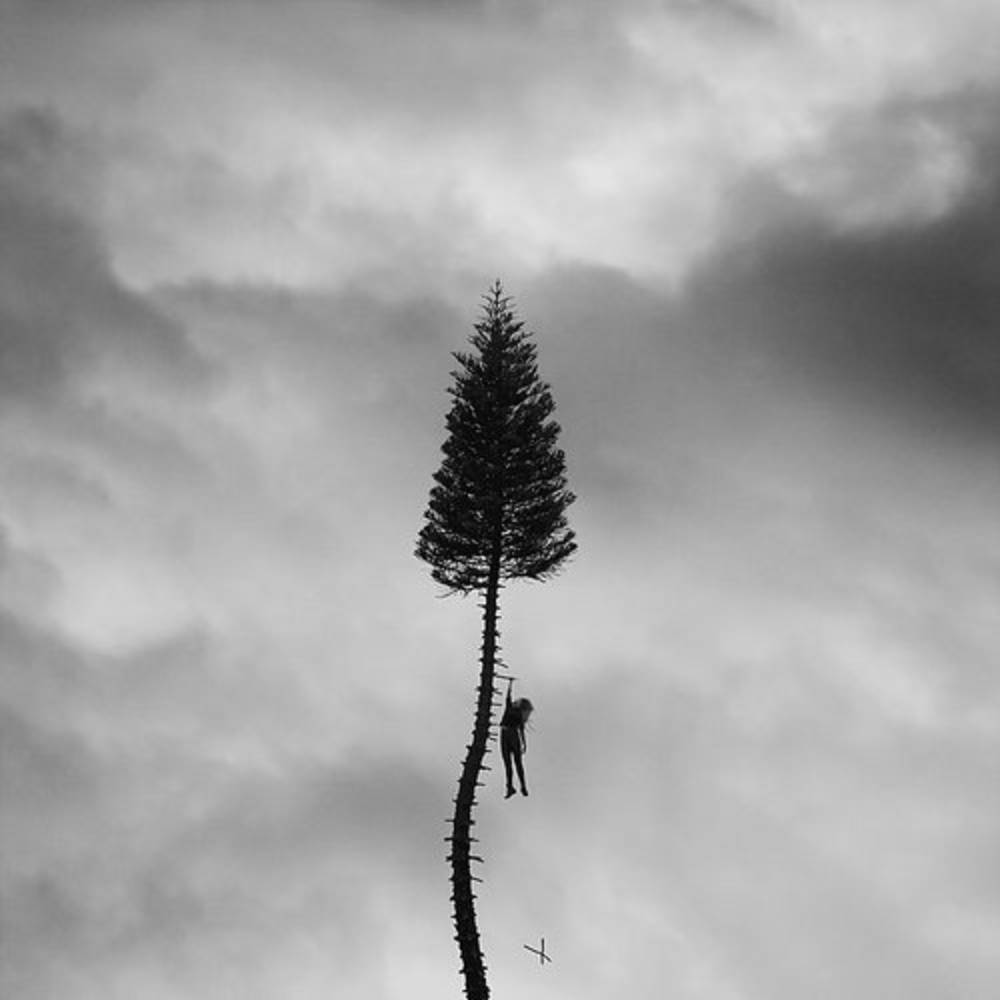 the album cover for Manchester Orchestra - A Black Mile To The Surface [Gray Marble 2LP]