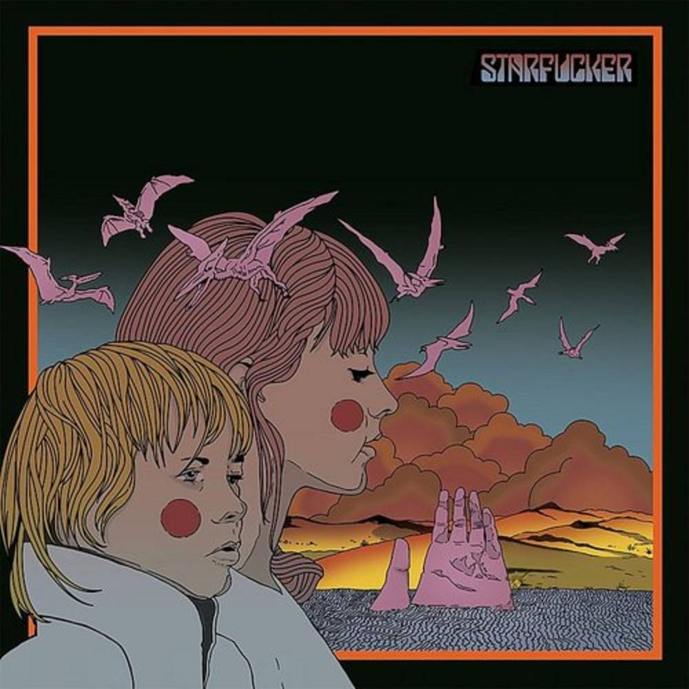 the album cover for Starfucker (STRFKR) - Reptilians [Lavender LP]