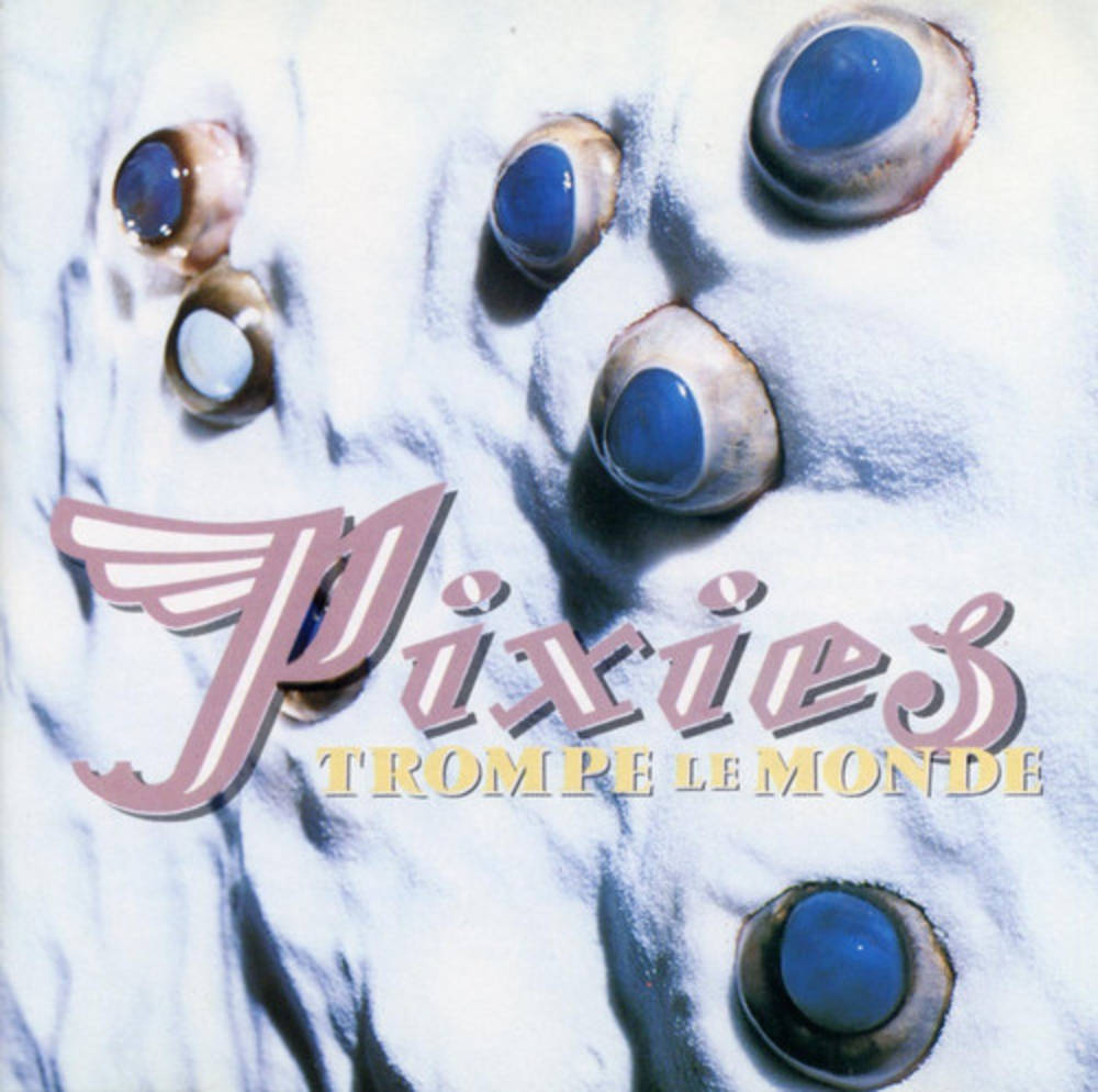 the album cover for Pixies - Trompe Le Monde [Limited Edition Marbled Green LP]