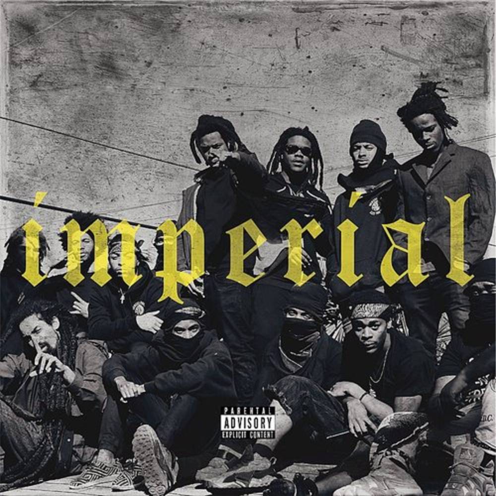 the album cover for Denzel Curry - Imperial [Indie Exclusive Limited Edition Black, White  + Yellow Smoke LP]