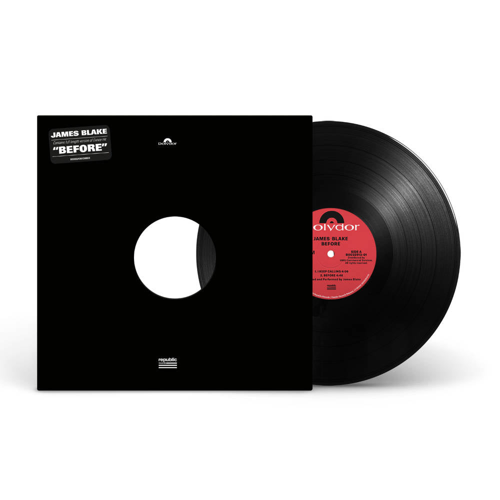 the album cover for James Blake - Before EP [Indie Exclusive Limited Edition Vinyl]