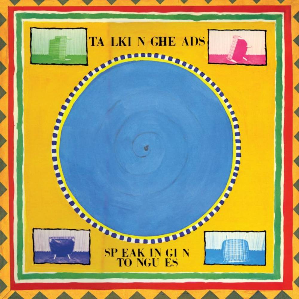 the album cover for Talking Heads - Speaking In Tongues [SYEOR 2021 Sky Blue LP]