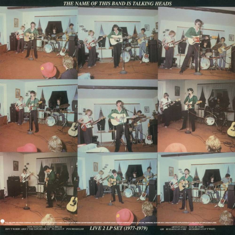 the album cover for Talking Heads - The Name Of This Band Is Talking Heads [SYEOR 2021 Red Opaque 2LP]