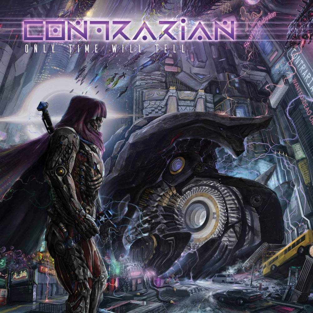 the album cover for Contrarian - Only Time Will Tell