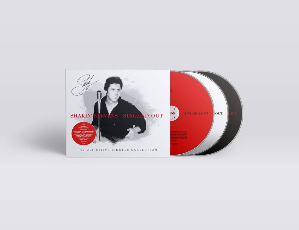 the album cover for Shakin' Stevens - Singled Out [3CD]