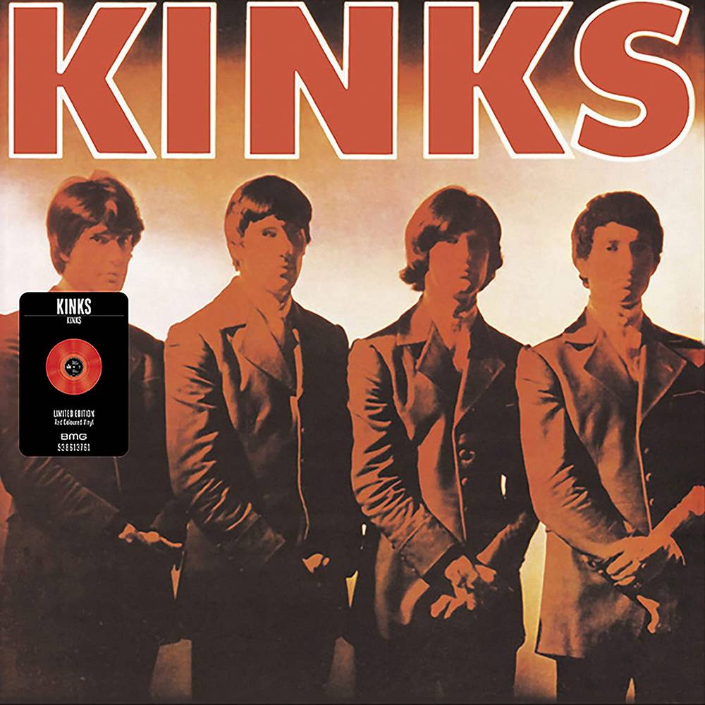 the album cover for The Kinks - Kinks [Limited Edition Red LP]