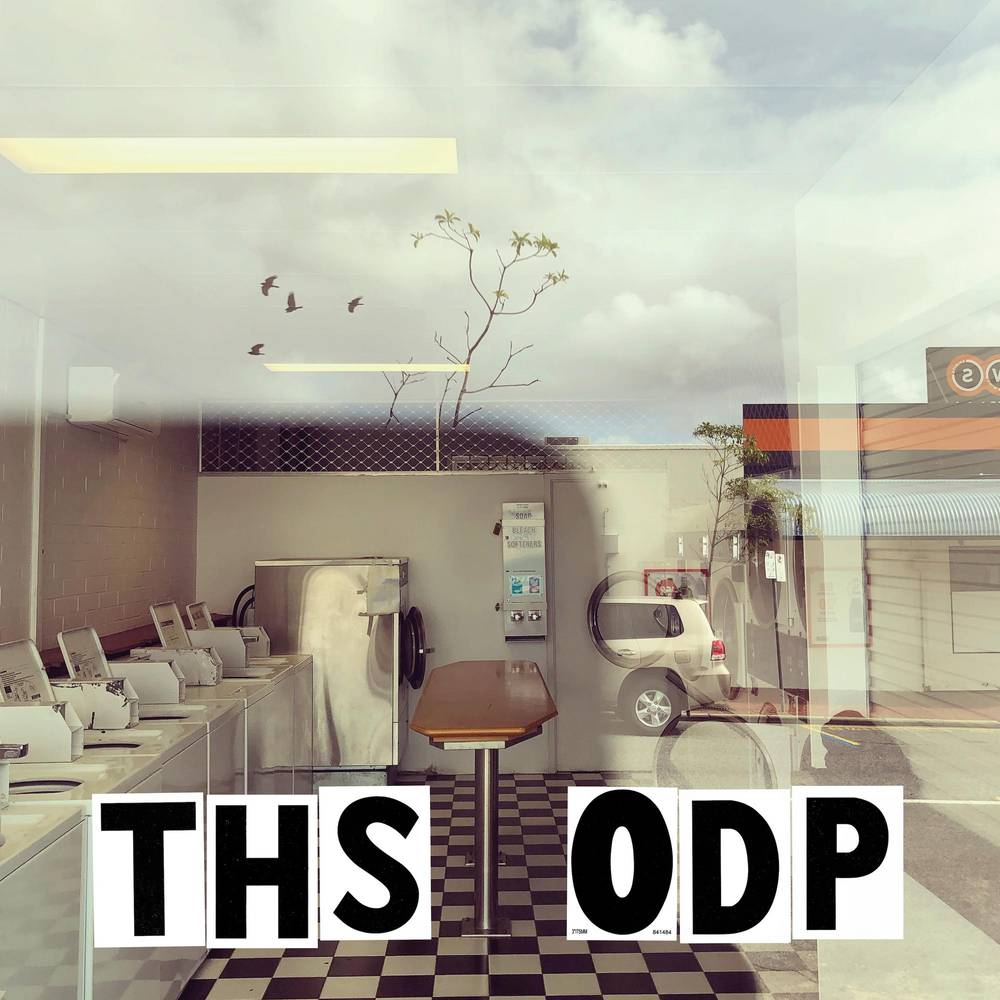 the album cover for The Hold Steady - Open Door Policy [Indie Exclusive Limited Edition Peach LP]