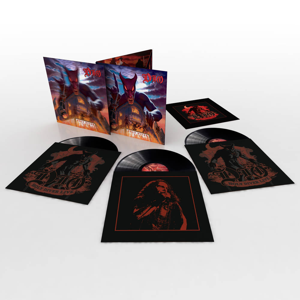 the album cover for Dio - Holy Diver Live [Limited Edition 3LP Lenticular art]
