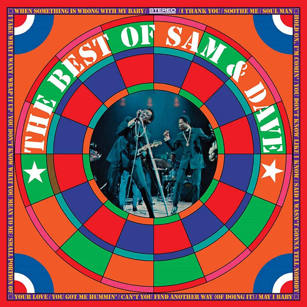 the album cover for Sam & Dave - The Best Of Sam & Dave [Limited Edition Translucent Gold Audiophile LP]