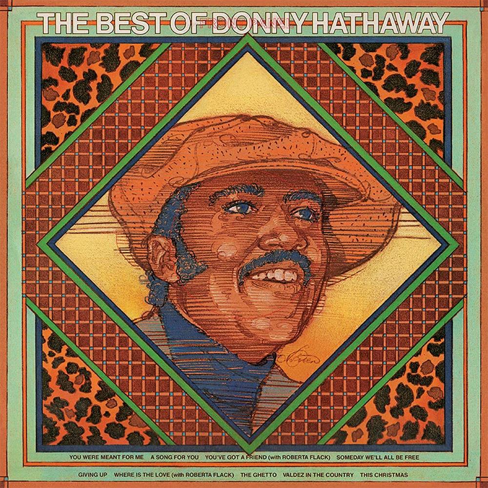 the album cover for Donny Hathaway - The Best Of Donny Hathaway [Translucent Gold Audiophile LP]