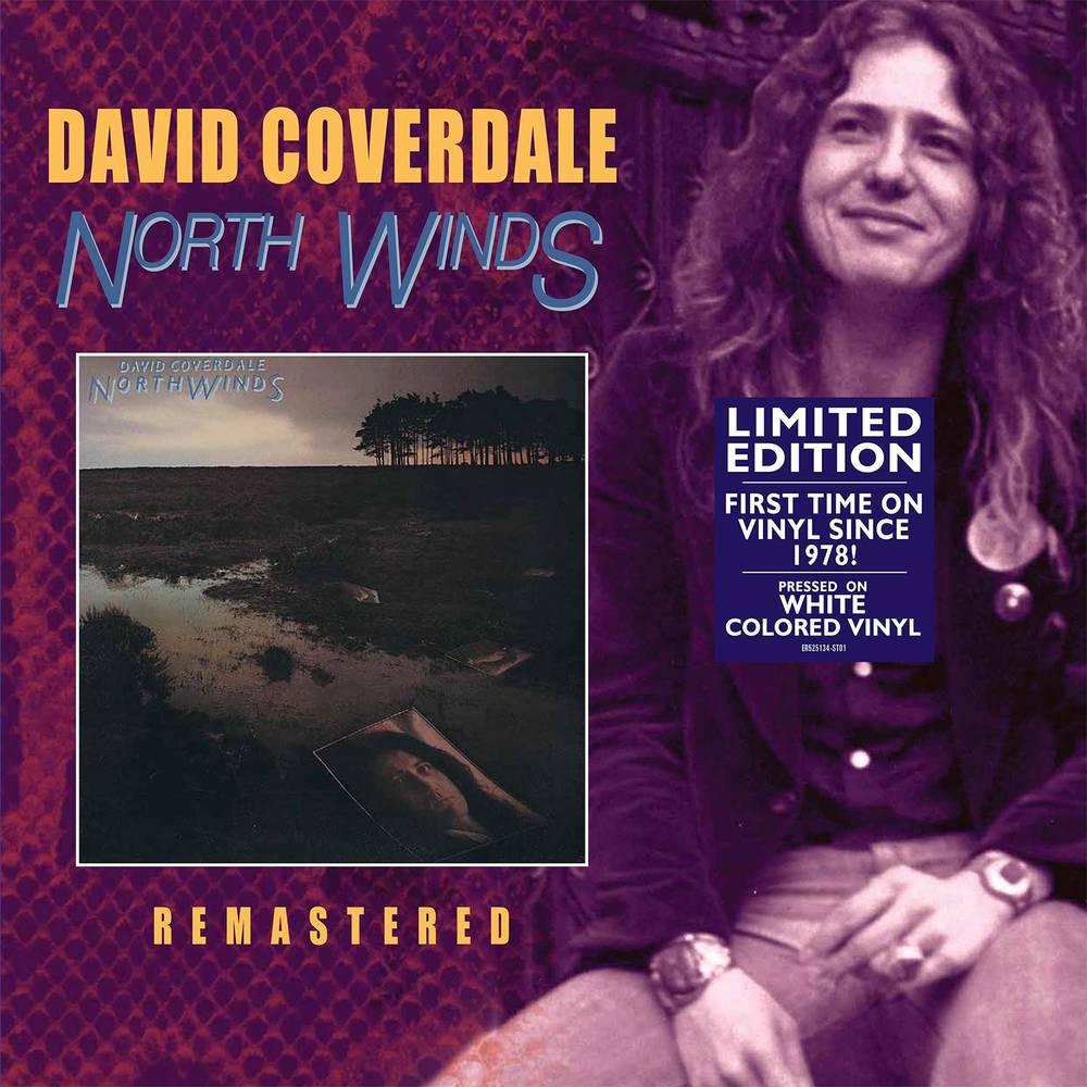 the album cover for David Coverdale - North Winds [Limited Edition White LP]