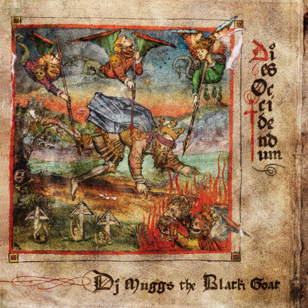 the album cover for Dj Muggs The Black Goat - Dies Occidendum [Indie Exclusive Limited Edition Red LP]