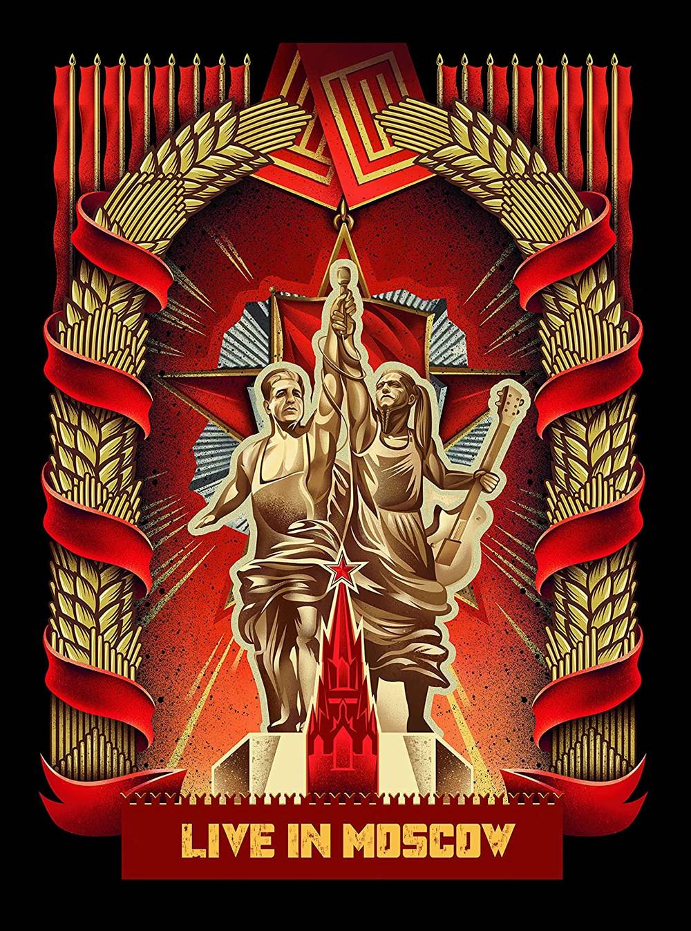 the album cover for Lindemann - Live In Moscow [Limited Edition CD/Blu-ray]
