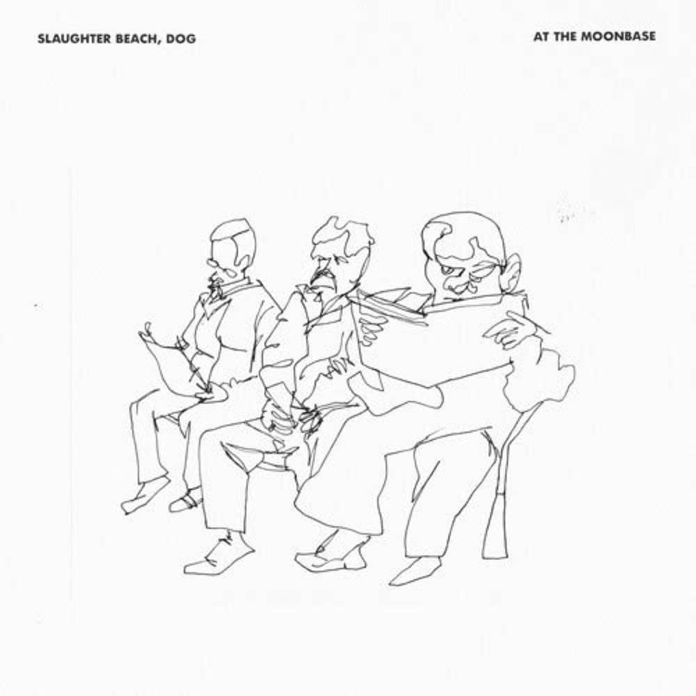 the album cover for Slaughter Beach, Dog - At The Moonbase [Indie Exclusive Limited Edition Opaque Blue LP]