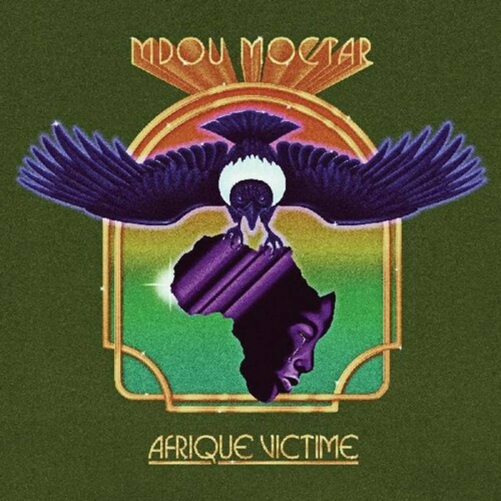 the album cover for Mdou Moctar - Afrique Victime [Indie Exclusive Limited Edition Purple LP]