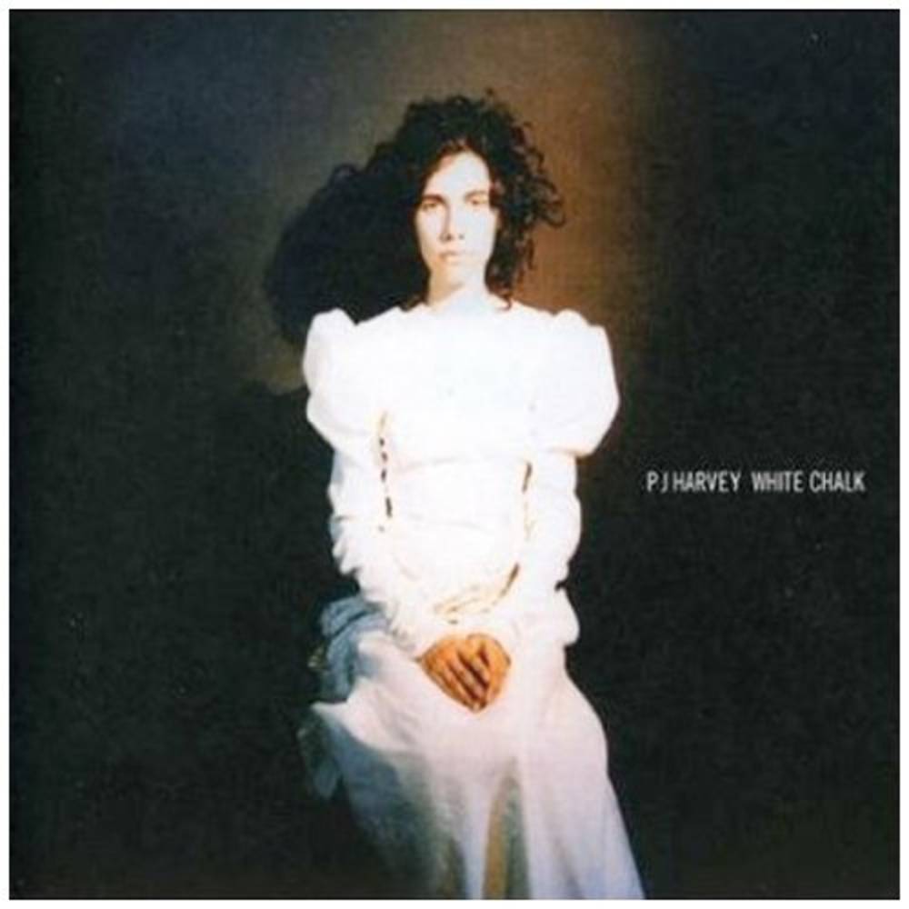 the album cover for PJ Harvey - White Chalk