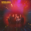 the album cover for Durand Jones & The Indications - Private Space [Red Nebula LP]