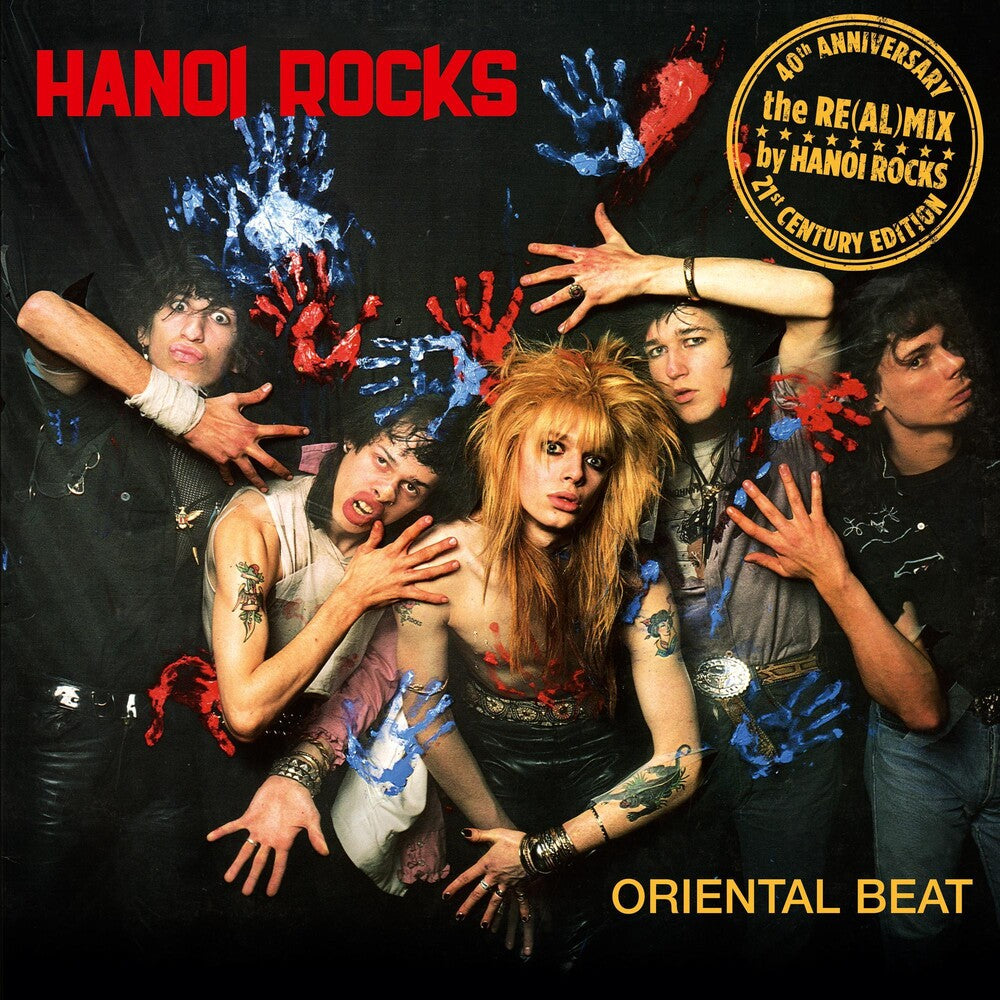 the album cover for Hanoi Rocks - Oriental Beat - 40th Anniversary Re(Al)Mix (Aniv)