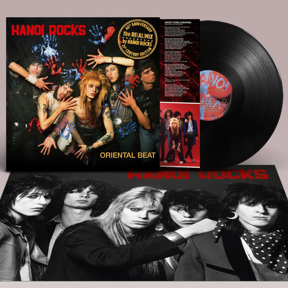 the album cover for Hanoi Rocks - Oriental Beat - 40th Anniversary Re(Al)Mix