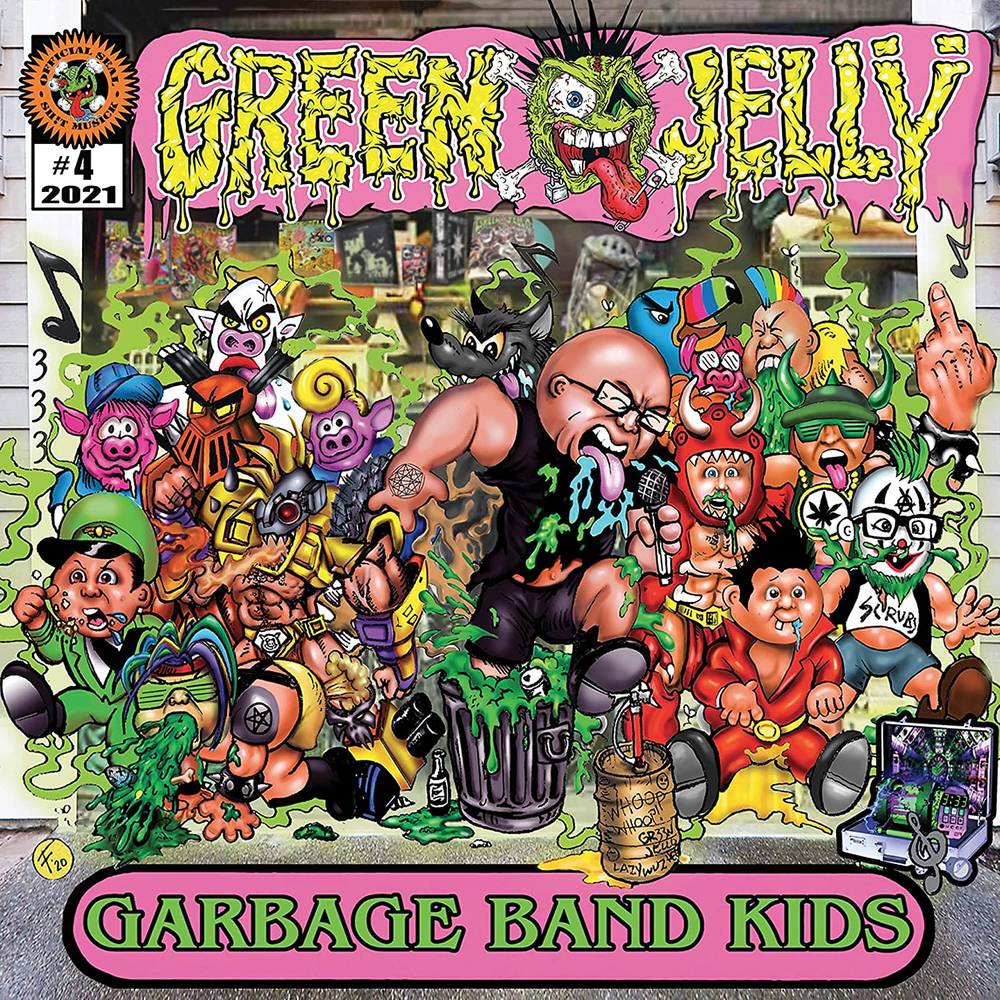 the album cover for Green Jelly - Garbage Band Kids [Color LP]