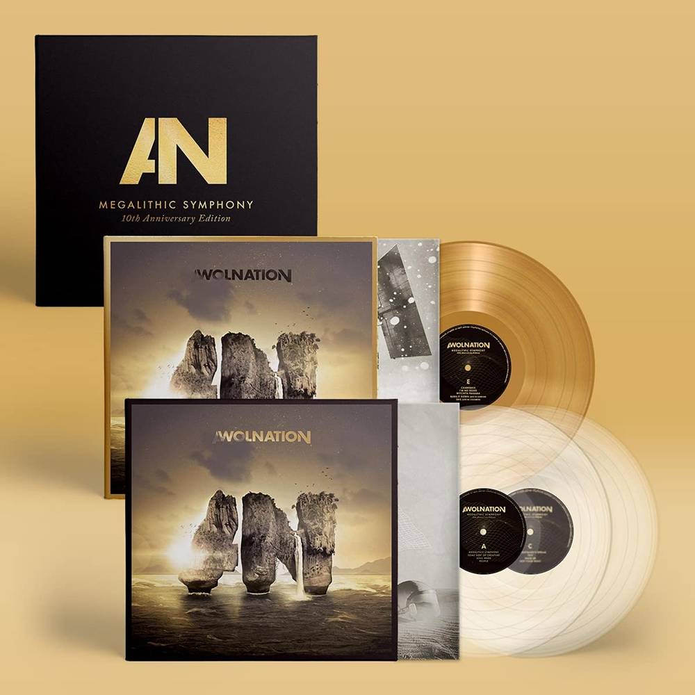 the album cover for Awolnation - Megalithic Symphony: 10th Anniversary Deluxe Edition [3LP]