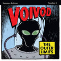 the album cover for Voivod - The Outer Limits [Limited Edition, Blue with Black Swirl LP]