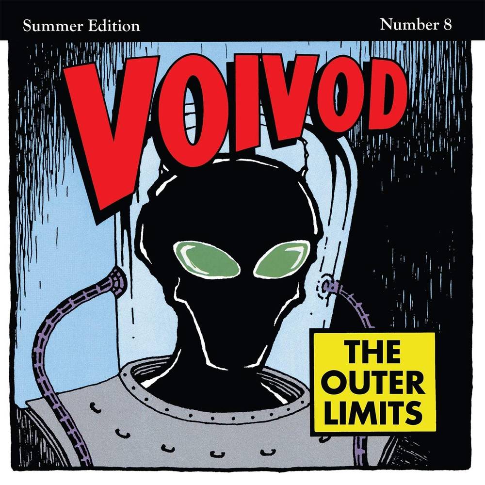 the album cover for Voivod - The Outer Limits [Limited Edition, Blue with Black Swirl LP]
