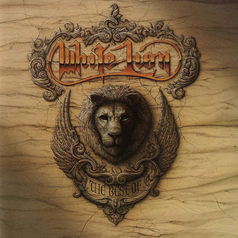 the album cover for White Lion - The Best Of White Lion (180 Gram Translucent Gold Audiophile Vinyl/Limited Edition/Gatefold Cover)