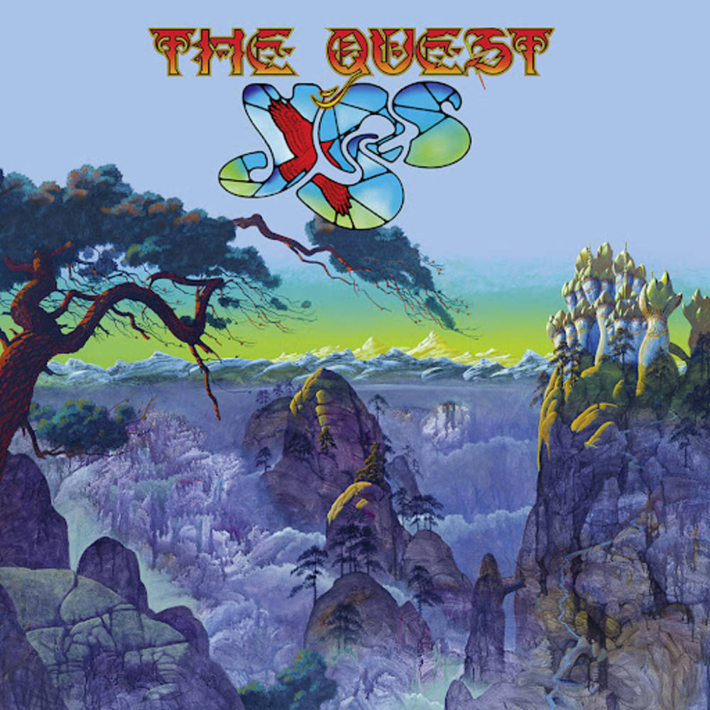 the album cover for Yes - The Quest [Indie Exclusive Limited Edition Sky Blue 2LP/2CD]