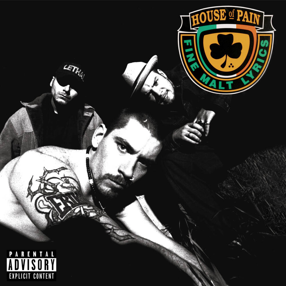 the album cover for House Of Pain - House of Pain (Fine Malt Lyrics) [Orange, Green & Yellow LP]