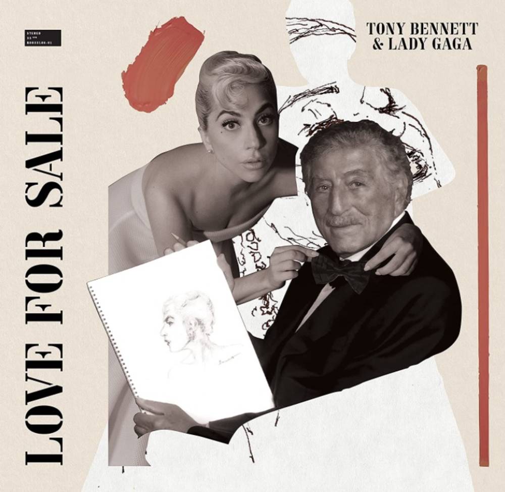 the album cover for Tony Bennett & Lady Gaga - Love For Sale [Indie Exclusive Limited Edition Signed CD]