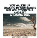 the album cover for Umphrey's McGee - You Walked Up Shaking In Your Boots But You Stood Tall And Left A Raging Bull [LP]