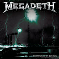 the album cover for Megadeth - Unplugged In Boston [Metallic Silver LP]
