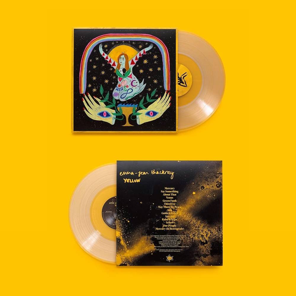 the album cover for Emma-Jean Thackray - Yellow [Clear 2LP]
