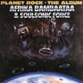 the album cover for Afrika Bambaataa - Planet Rock... The Album [3 Color Splatter LP]